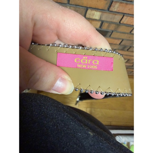 Vintage Cara Couture New York Western Black Calf Hair Belt w/ Rhinestones - Picture 5 of 5